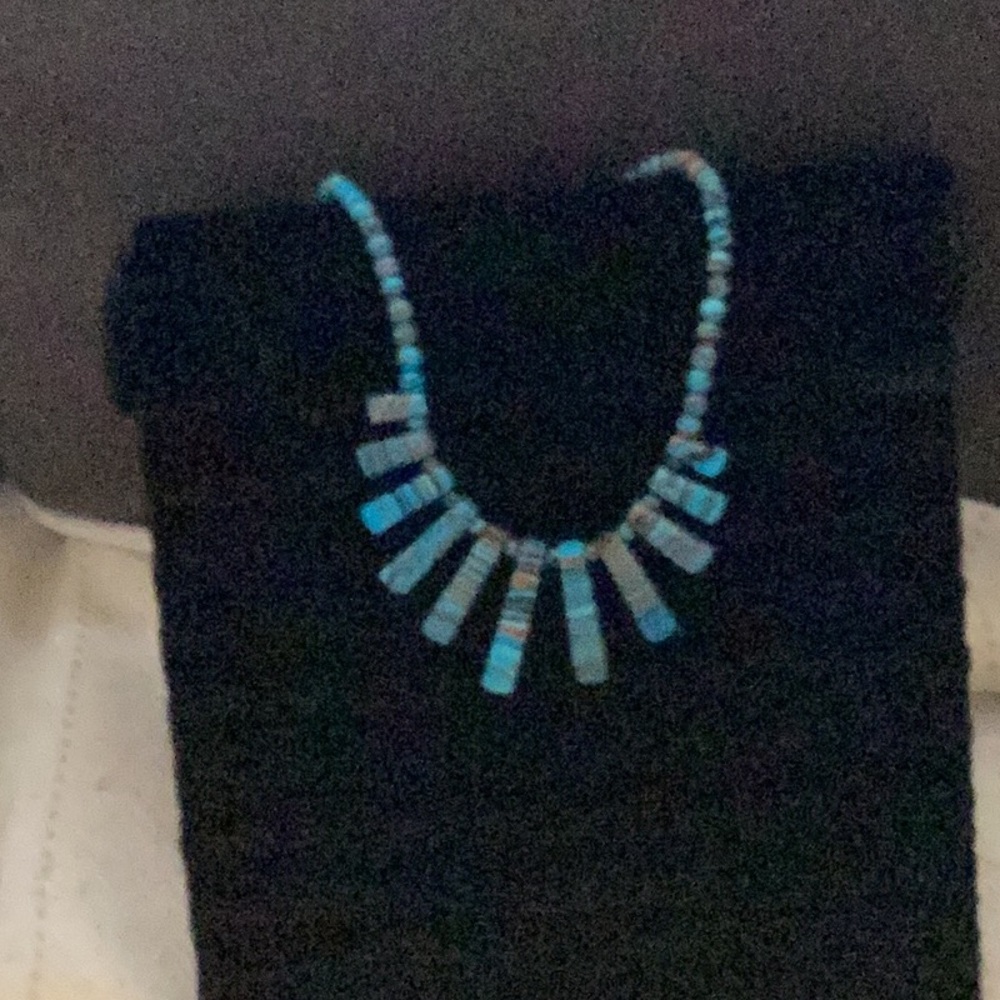 Chic Turquoise Beaded Necklace